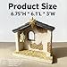 WANCHIY Nativity Set Indoor Christmas Decoration- 14 Pieces Nativity Scene with Manger for Nativity Scene Indoor Use, The Nativity Story Figures- Christian Religious Nativity Sets & Figures