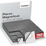 APTO PARA VARIOS OBJETOS: las Placas Magnéticas GAUDER son ideales para pegar una amplia gama de objetos como fotos, postales, documentos y tarjetas.