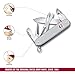 Victorinox Pioneer X Alox Swiss Army Knife, 9 Functions, Swiss Made Pocket Knife with Scissors, Reamer, Key Ring and Large Blade - Silver