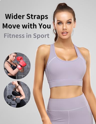 Image of Paeceioni Sports Bras for Women High Support, Women's Sports Bras, Everyday Comfy Sleeping Bras, Comfortable Bras for Women