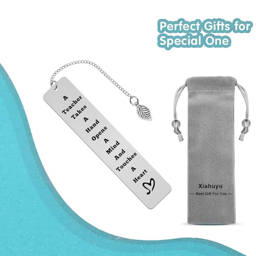 Teacher Appreciation Gifts Teacher Bookmark Gifts for Women Christmas Thank You Teacher Gifts for Birthday Graduation Thanksgiving Retirement Back to School End of Year Gift for Teacher