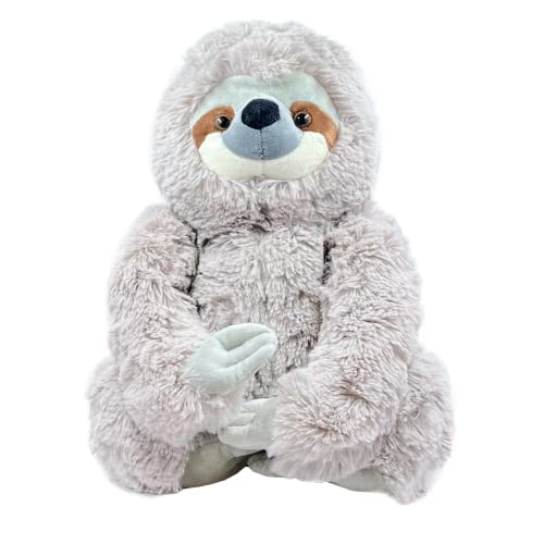 Kinrex Sloth Stuffed Animal – Sloths Plush Toys For Kids , Babies, Adults , Realistic Three Toed Sloth Toy Plushie , Gifts For Thanksgiving, Christmas , Birthday , Easter , Gray Measures 13 Inches #TOP14