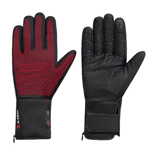 G-HEAT - Guantes térmicos finos, mixtos, flexibles y versátiles, de alta sensibilidad, táctiles, usos: deporte, trabajo, movilidad urbana, bienestar, incluye baterías y cable de carga