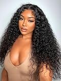 Beauty Forever Bye Bye Knots Glueless Wigs Human Hair Pre Plucked Pre Cut 7x5 Water Wave Wear and Go Lace Front Pre Everything Wig Invisible Knots with Baby Hair Beginner Friendly 150% Density 18 Inch