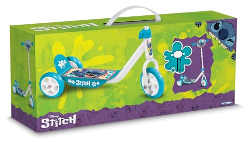 Trottinette 3 Roues DISNEY STITCH Ajustable en hauteur Large plateau antidérapant Poignées anti pincement - vue 5