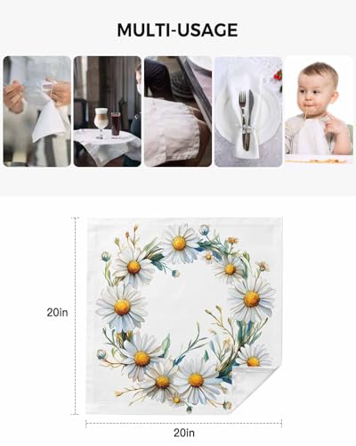 Servilletas de Tela Pack de 4, Polyester, Cuadradas 50.8 cm miniatura 5