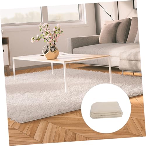 Alfombrilla Antideslizante Útil de PVC Beige Cojín Resistente Suelo Sofá 7