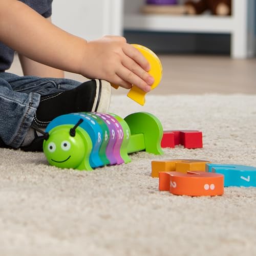 Melissa & Doug Counting Caterpillar - Classic Wooden Toy with 10 Colorful Numbered Segments - image 7
