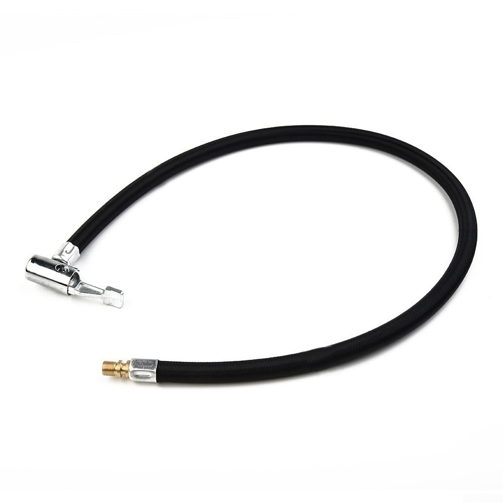 Yhenlovtt Tyre Inflator Hose Adapter with 60cm Extension Pipe and M8 Thread Connector, For Durable Rubber and Metal Construction for Car, Motorcycle and — view 6