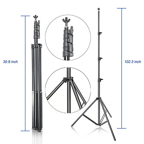 image for HYJ-INC 10ft x 8.5ft Adjustable Photography Backdrop Support System Ph