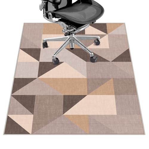 Office Chair Mat for Hardwood Floor&Tile Floor,36"x48"-Light Geometry by Lreedy - Used condition - US$12.72