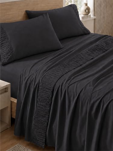Bedsure California King Sheet Sets, 4 Pieces, Soft and Breathable