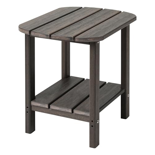 LZRS Double Adirondack Side Table, outdoor weather resistant