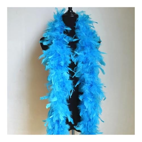 Bufanda boa de plumas rosa de 50 gramos para accesorios de ropa 7