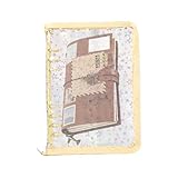 Klarpapierbinder nachfüllbar | Wiederverwendbares Aufkleber-Aufbewahrungsbuch | Zipper Sticker Sammelalbum für Karten, kleines Zubehör, Studenten, Lehrer, Verwaltungspersonal, Projektmanager