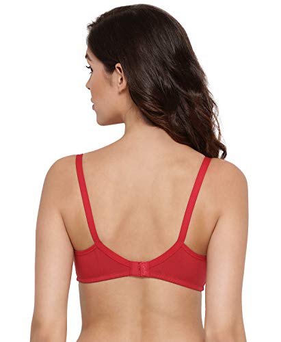 Image of Lyra Women's Moulded Encircled Bra(513) Pack of 2 White & Black,30B