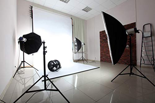 Image of Black Silver Photography Video Studio Umbrella Continuous Lighting Kit - Portarit Photo Shooting Production Equipment