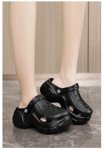 2025 Women's Two-in-One Thick Sole Slides - Soft Platform Slippers with Adjustable Backstrap for Indoor/Outdoor Use | Non-Slip Comfortable Summer Shoes2