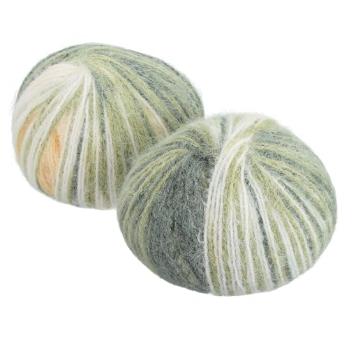 Hilo mohair peso lace PATIKIL mezcla de lana suave anti-friso para tejer bufandas sin peso 2