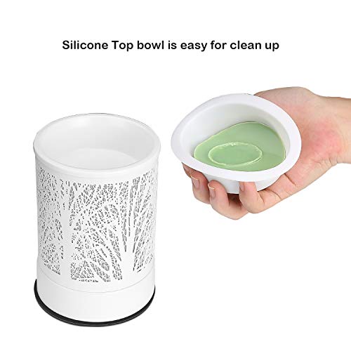 image for Enaroma Fragrance Wax Melts Warmer with 7 Colors LED Changing Light Cl