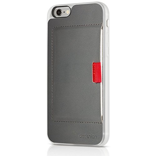 Distil Union Wally Wallet Case for iPhone 6 - Genuine Leather Protective Case (Frost/Gray)