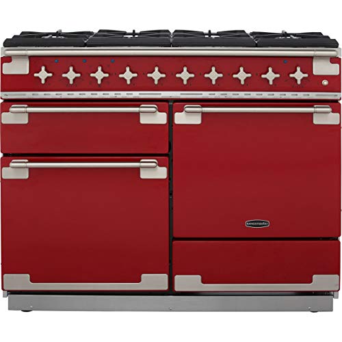 Rangemaster Elise ELS110DFFRD 110cm Dual Fuel Range Cooker - Cherry Red