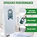 12 Pack Replacement HEPA RLH-6 Vacuum Bags for Riccar SupraLite R10S R10D R10O R10SAND Simplicity Freedom R10S R10D S10P S10SAND Upright Vacuums Cleaner Filter,Part RLH6 SLH6