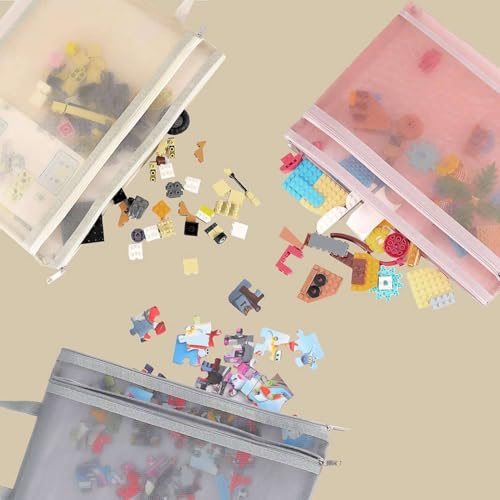 Bolsas de colores A4 y A5 para organizar bloques de construcción 3