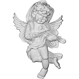 Ekena Millwork ONL05X07X02AN-R Classic Angel, RightUrethane Onlays, 4 1/2'W x 7 1/8'H x 2 3/8'P, Primed