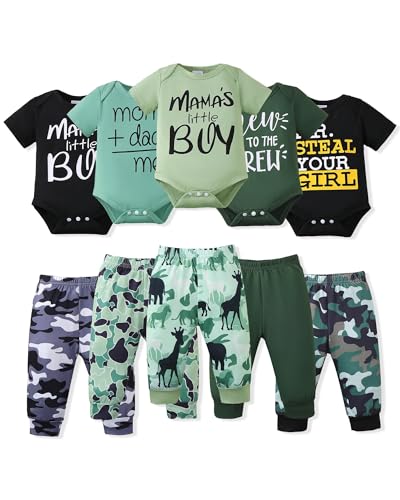 Image of NZRVAWS Newborn Baby Girl Clothes Long Sleeve Ruffle Romper Bodysuit Floral Halen Pants Bowknot Headband 3pcs