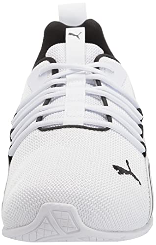PUMA Men's Axelion NXT Running Shoe, White, 11.5
