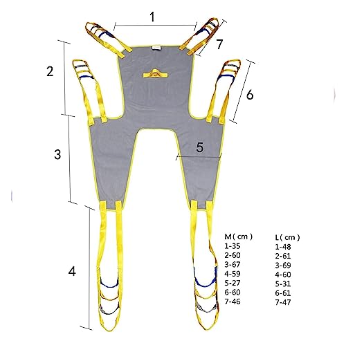 Correa de elevación para evitar dolor lumbar en transferencias de 230 kg 7