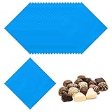 QUARKZMAN 400 Stück Süßigkeiten-Folienverpackungen, 8 x 8 cm Aluminiumfolie Schokoladenriegel...