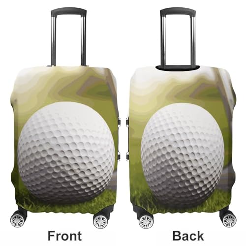 Sport Golf Ball Printed Luggage Cover Protector, Fits 18-32 Inch Luggage3