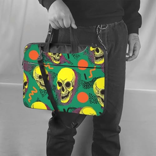 Maletín para portátil 15.6" verde neón impermeable miniatura 2