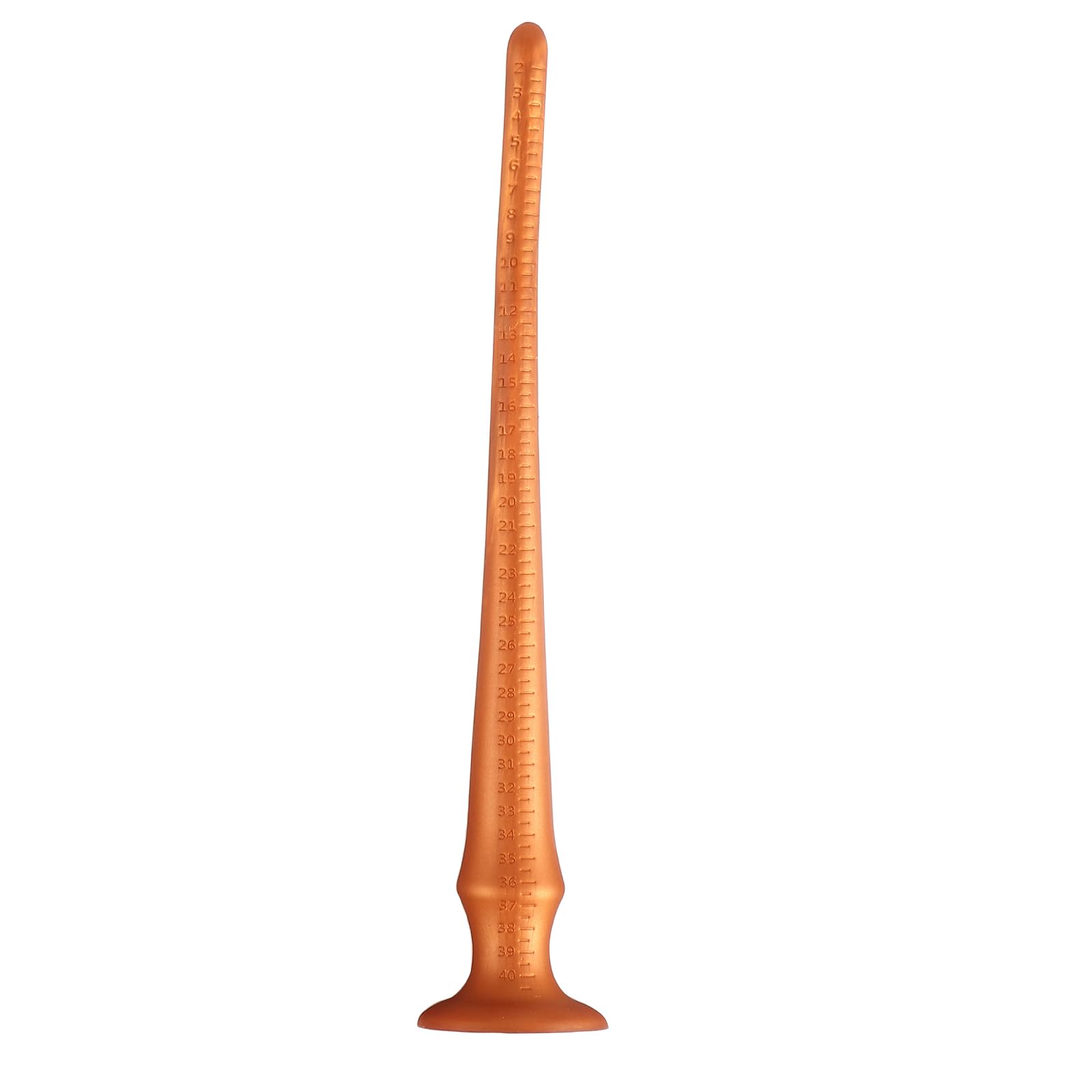 AMAZBEE Dildo super lungo Giocattoli sessuali per adulti Spine anali in silicone per il massaggio del punto G Dilatatore anale con scala SM Spine di stimolazione vaginale (M)