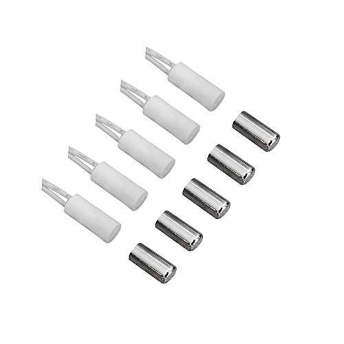 5 Sets of Magnetic Contact Reed Switches Security Alarm Contacts for Doors Windows