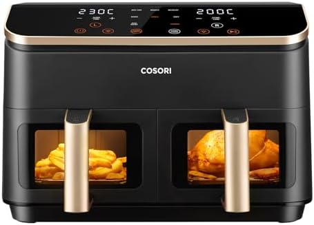 COSORI Air Fryer 2 Compartiments 8.5L, 8-en-1 Airfryer Friteuse S...