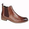 Roamers BEAU Mens Chelsea Boots Tan #4