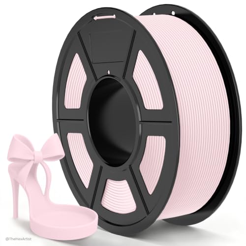 Image of TECBEARS Matte PLA Filament Rapid 50-600mm /s Printing, 1kg Sakura Pink