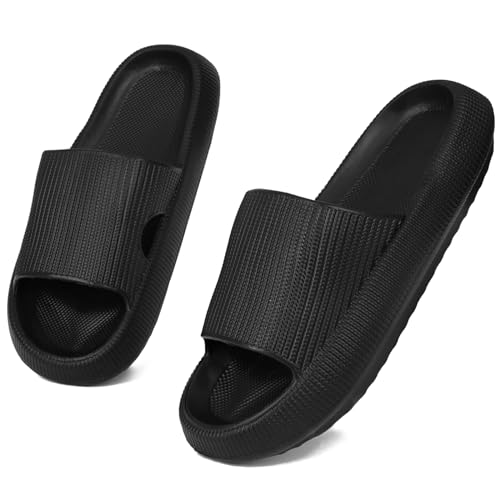 Geweo Badelatschen Herren Damen Dick Eva Wolken Hausschuhe Sommer Super...