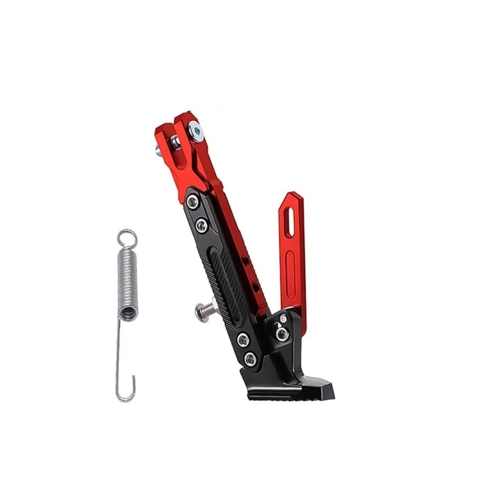 SA2VN6 Kickstand Parking Stand Motorcycle Kickstand Kick Bracket Motorbike Bicycle Adjustable Metal Foot Side Stand Supportor Parking Accessories