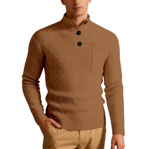 Jersey de cuello alto para mujer un suéter de punto elegante y capa cálida de otoño