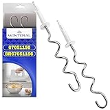 MONTERAL 2 Stück Knethaken Handmixer mit Originalcode 67051156 BR67051156 für Braun Handrührgerät - Garantie 10 Jahre