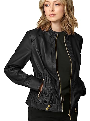 Lock And Love Ll Wjc747A Womens Dressy Vegan Leather Biker Jacket Xl Black #TOP3