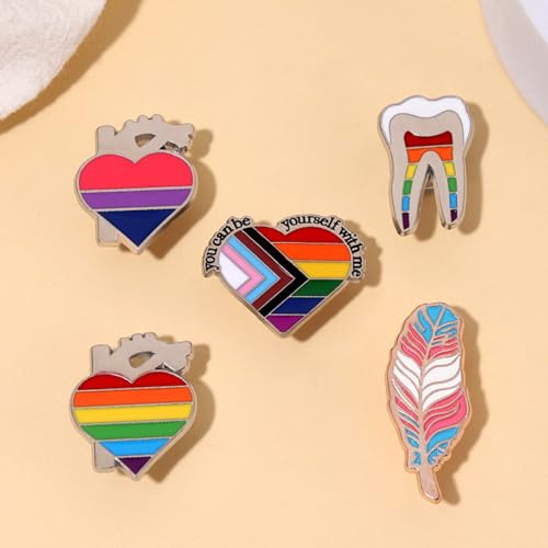 Image of Enamel Pins Cute Lapel Badge Funny Pins for Backpacks Hats Clothes Decorative, Men Women's Brooches Pins Gifts