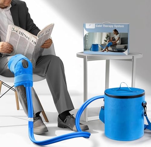Kältetherapiegerät zur Linderung von Knie- und Gelenkschmerzen, Schnell-Setup-System für die Erholung nach Operationen