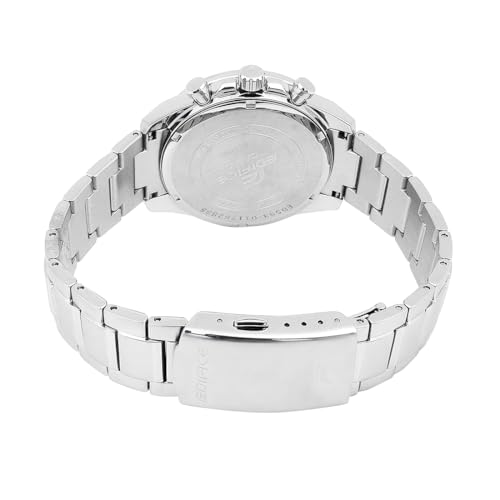 Casio Edifice EFR-574D-1AVUDF Black Analog Dial Silver Stainless Steel Band Men's Watch Chronograph 100M Water Resistant ED593 - Image 4