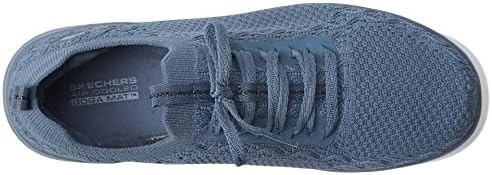 Skechers Women's MAX Cushioning LITE-OVERJOYED Sneaker, Blue, 7.5 | Image 1