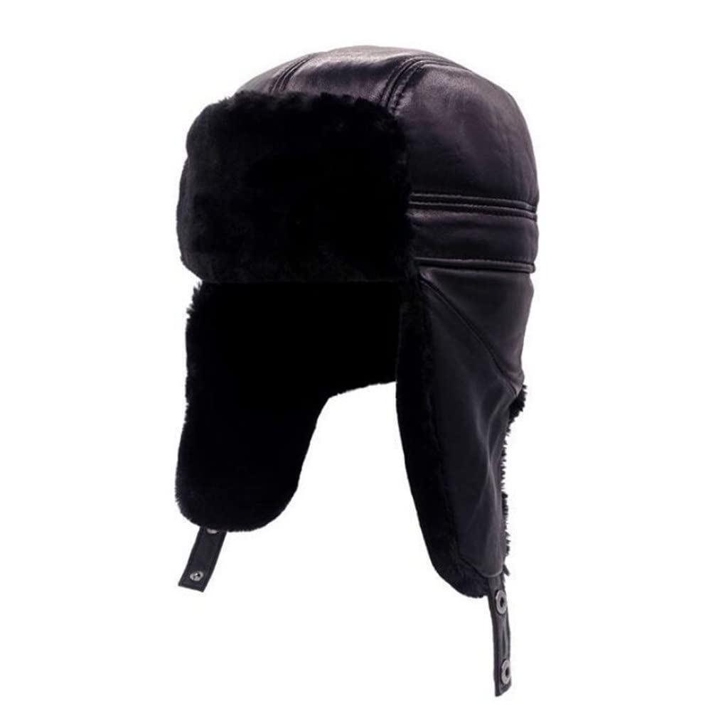 Winter Hats Unisex Skiing Hats for Men Women Cotton Layer Bomber Hats (D 3XL)?D-3XL